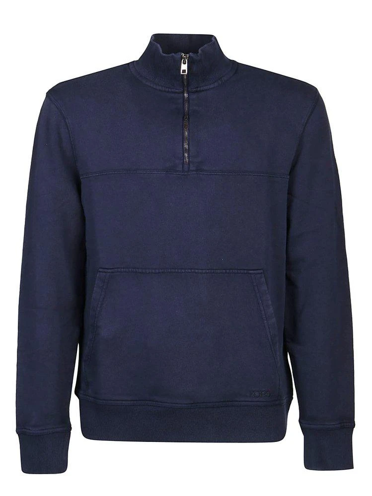 商品Michael Kors|Michael Kors Garment-Dyed Half Zipped Sweatshirt,价格¥791,第1张图片