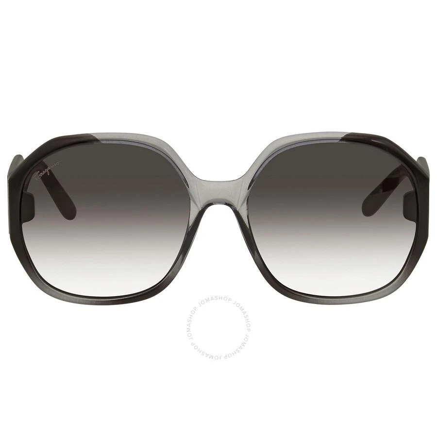 商品Salvatore Ferragamo|Grey Gradient Butterfly Sunglasses SF943S 007 60,价格¥315,第1张图片