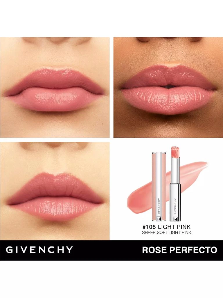 商品Givenchy|Rose Perfecto Plumping Lip Balm 24H Hydration,价格¥293,第2张图片详细描述