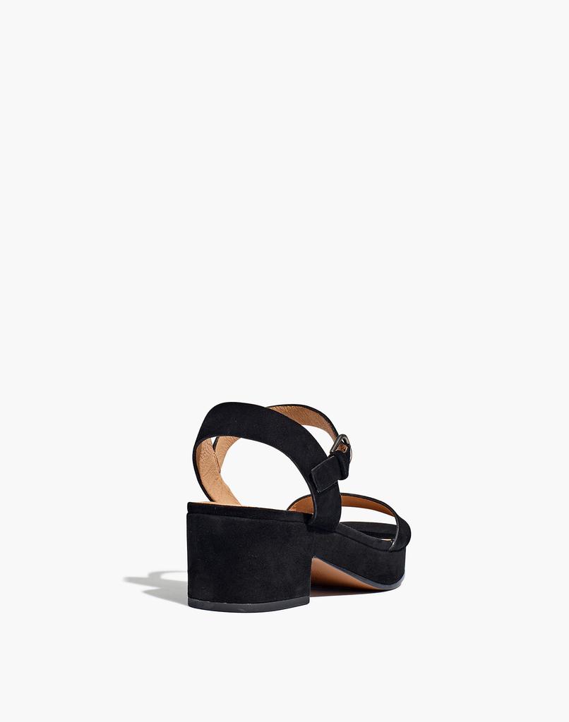 The Lina Platform Sandal in Suede商品第3张图片规格展示