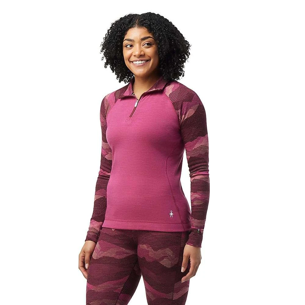 商品SmartWool|Women's Classic Thermal Merino Base Layer Pattern 1/4 Zip Top,价格¥460,第1张图片