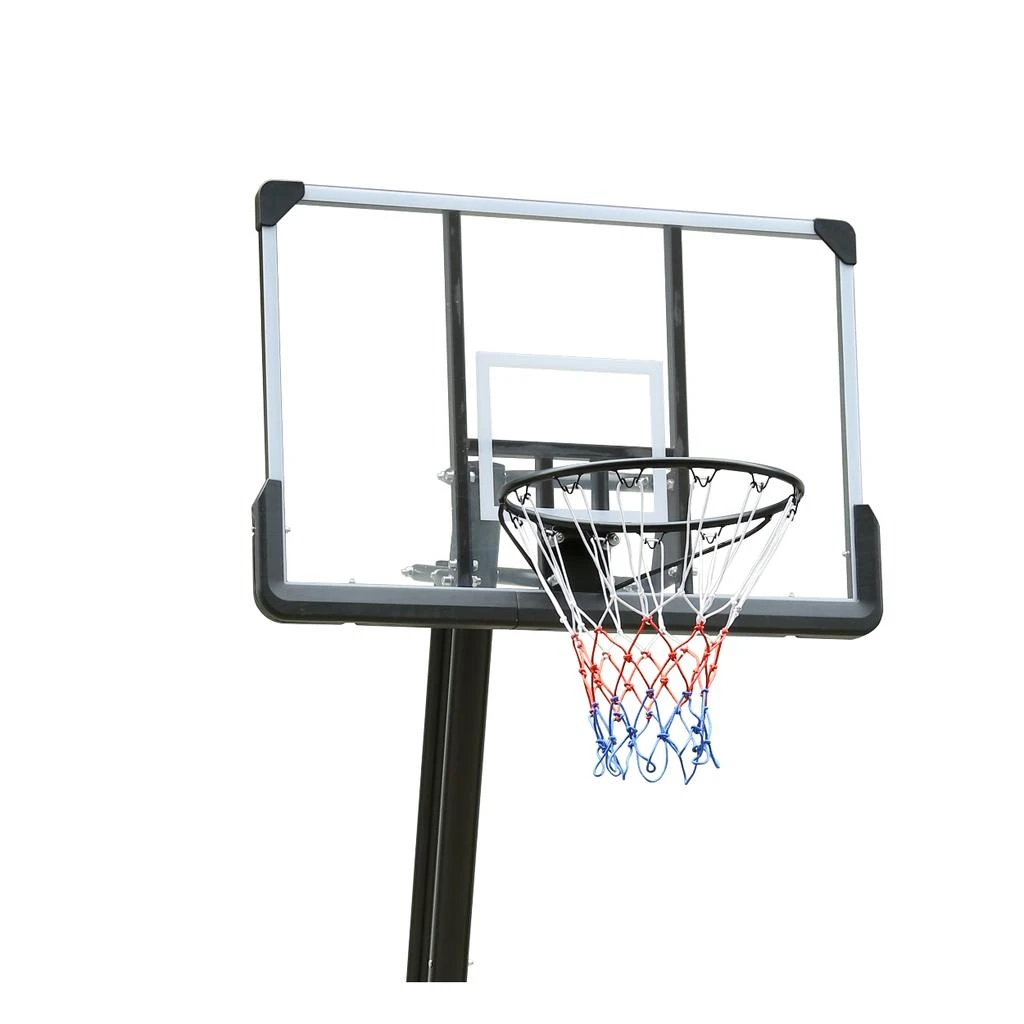 商品Simplie Fun|Use for Outdoor Height Adjustable 6 to 10FT Basketball Hoop 44 Inch Backboard Portable Basketball Goal System,价格¥2917,第4张图片详细描述