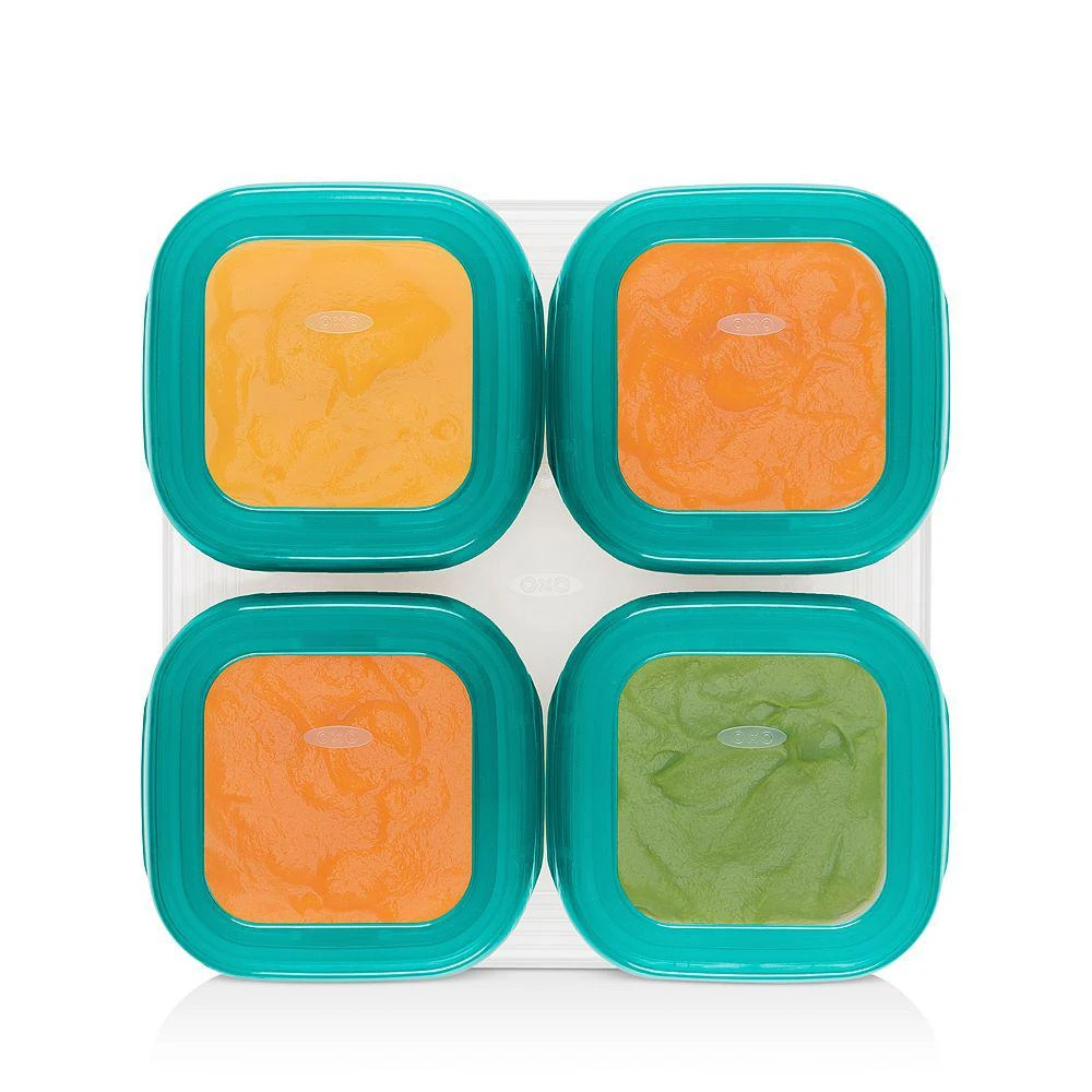 Tot 4-Piece Baby Blocks Freezer Storage Containers 商品