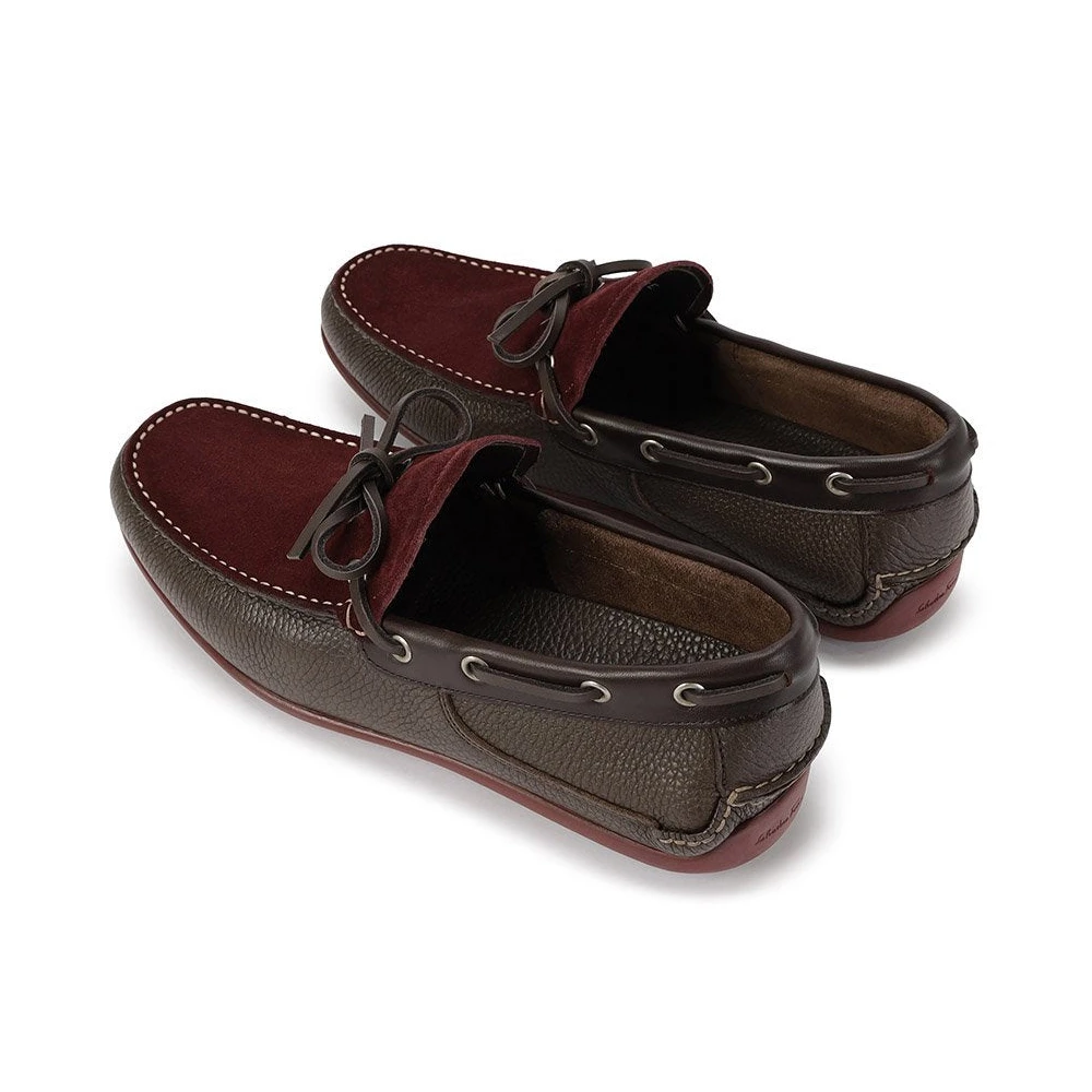 SALVATORE FERRAGAMO 男士棕色芒果皮乐福鞋 0582735 商品