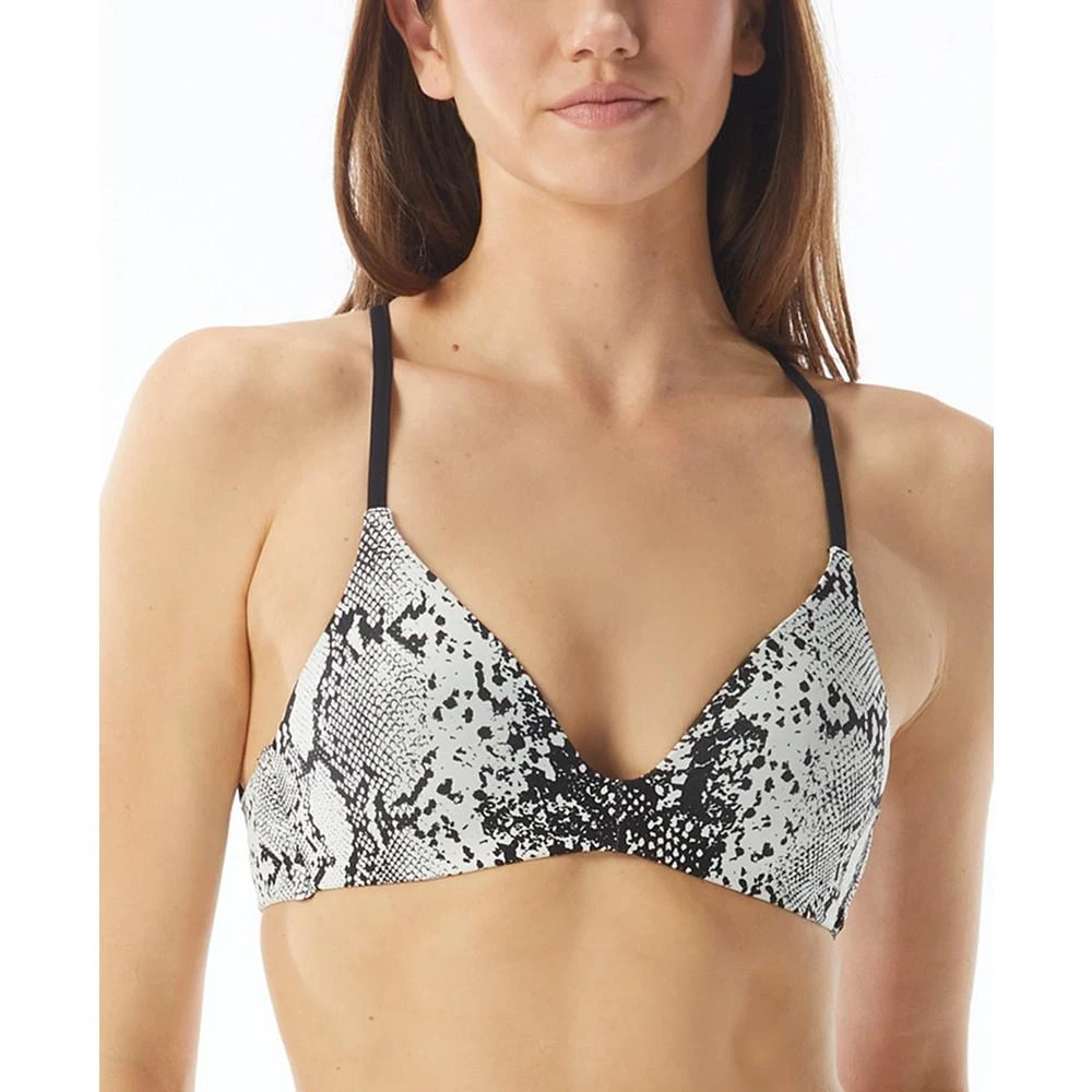 商品Vince Camuto|Women's Women's Printed Strappy-Back Bikini Top,价格¥474,第1张图片