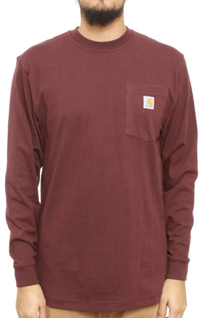 商品Carhartt|(K126) L/S Workwear Pocket Shirt - Port,价格¥181,第1张图片