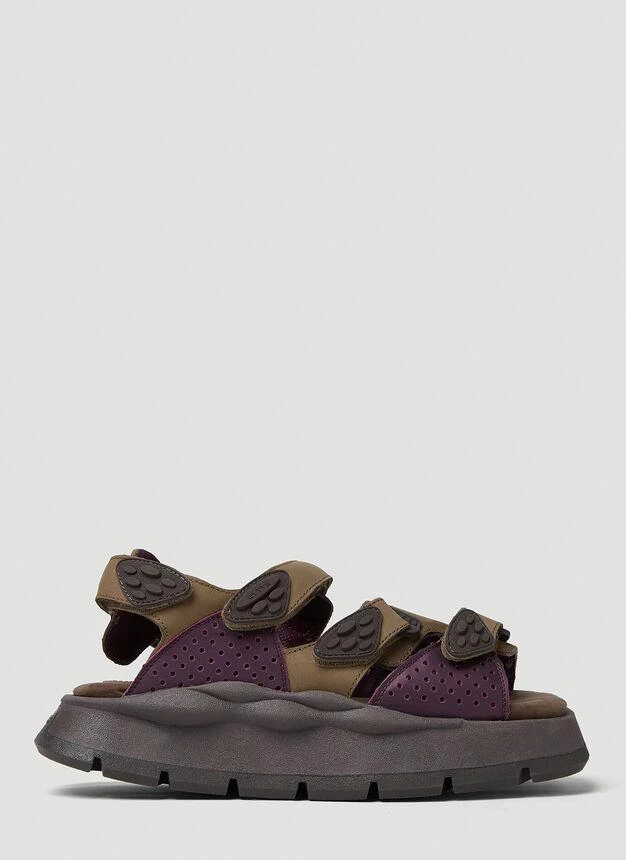 商品Eytys|Quest Platform Sandals in Brown,价格¥1205,第1张图片