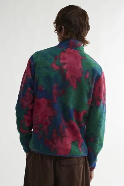 Polo Ralph Lauren Tie-Dye Fleece Quarter Snap Pullover Sweatshirt商品第5张图片规格展示