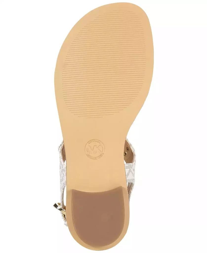 商品Michael Kors|Women's MK Plate Flat Thong Sandals,价格¥253,第3张图片详细描述