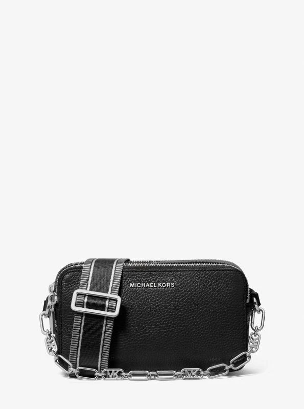 商品Michael Kors|Jet Set Small Pebbled Leather Double-Zip Camera Bag,价格¥894,第1张图片