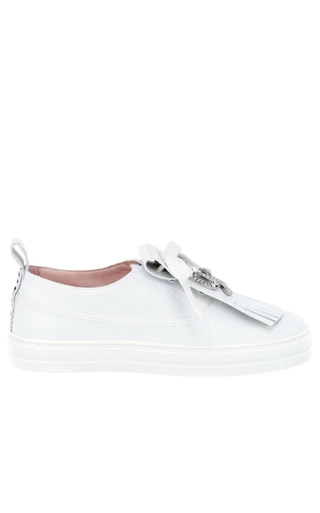 商品Roger Vivier|Call Me Vivier Leather Jewel Sneakers,价格¥6461,第1张图片