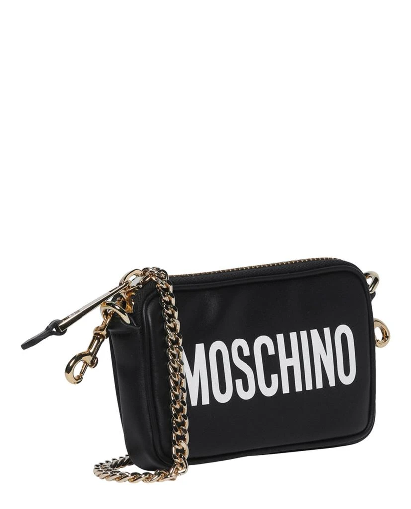 商品Moschino|Logo Leather Crossbody,价格¥2725,第2张图片详细描述