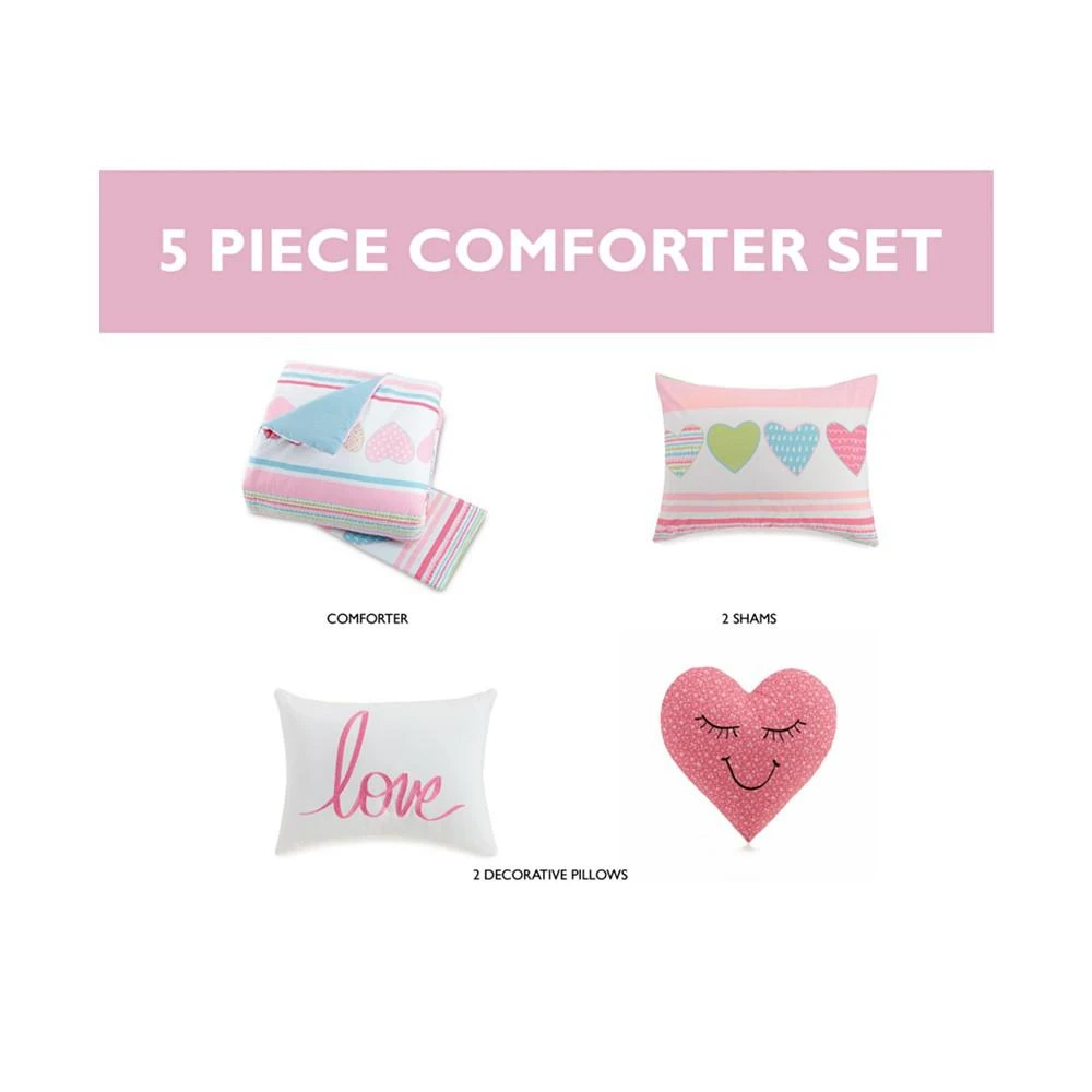 Daphne Reversible 4-Pc. Twin Comforter Set 商品