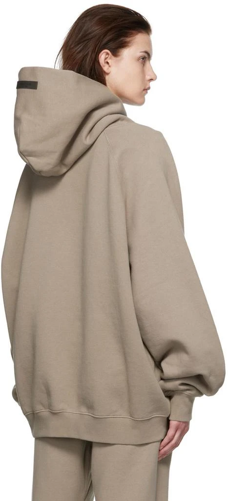 商品Essentials|Taupe Cotton Hoodie,价格¥465,第3张图片详细描述