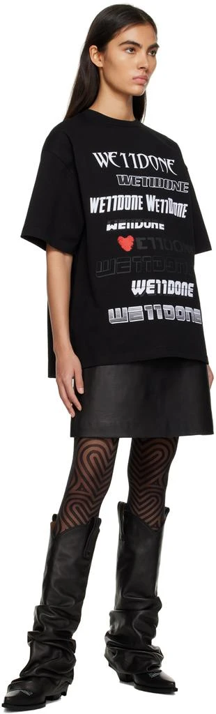 商品We11done|Black Love T-Shirt,价格¥1053,第4张图片详细描述