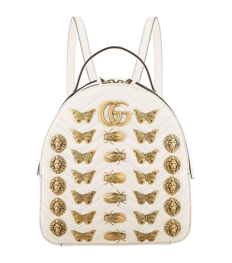 商品Gucci|Marmont Bug Chevron Backpack,价格¥18334,第1张图片