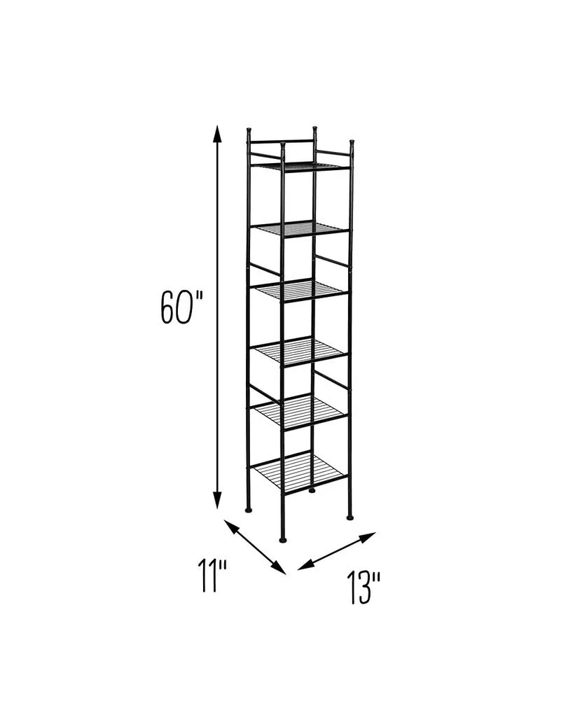 商品Honey Can Do|Space Saving 6 Tier Shelving Tower,价格¥379,第3张图片详细描述