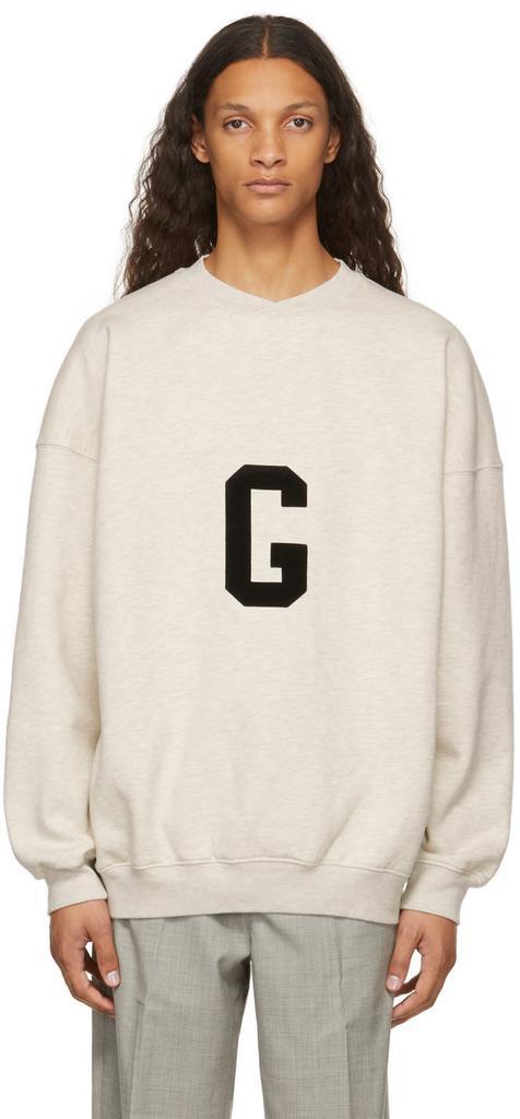 商品Fear of god|Off-White 'G' Logo Crewneck Sweatshirt,价格¥3984,第1张图片