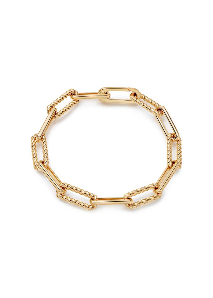 Coterie 18kt gold-plated chain bracelet商品第1张图片规格展示