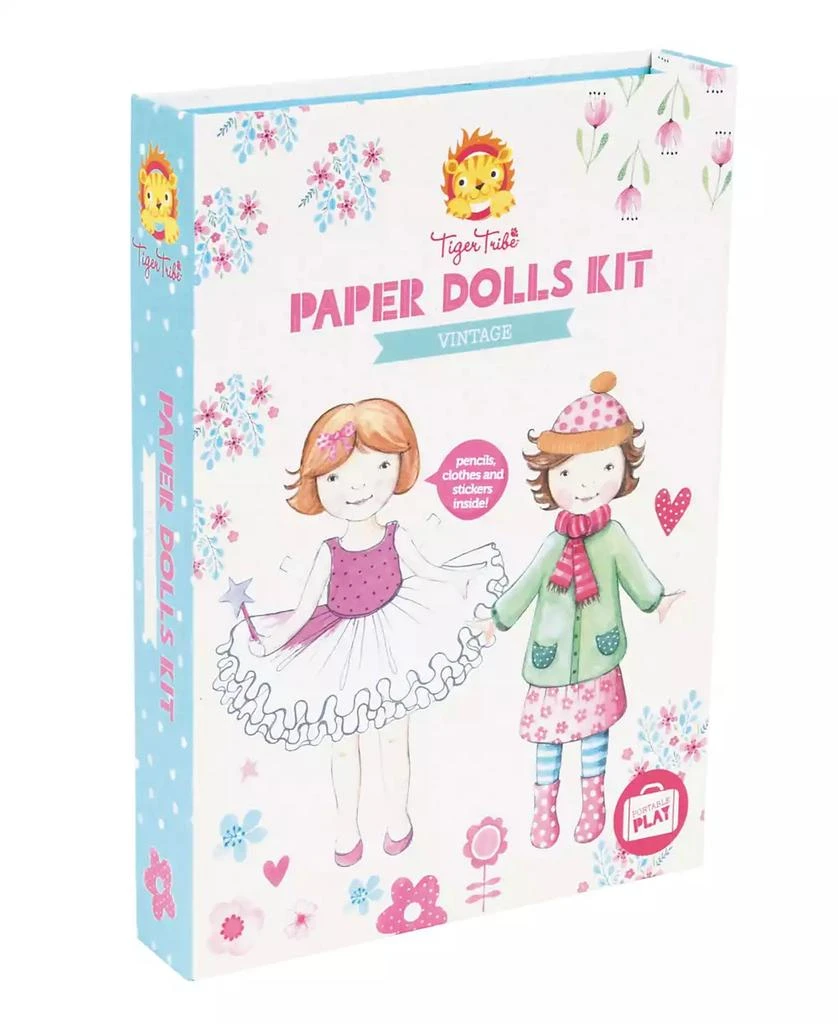 商品Lullubee|Tiger Tribe Vintage Paper Dolls Craft Kit,价格¥94,第1张图片