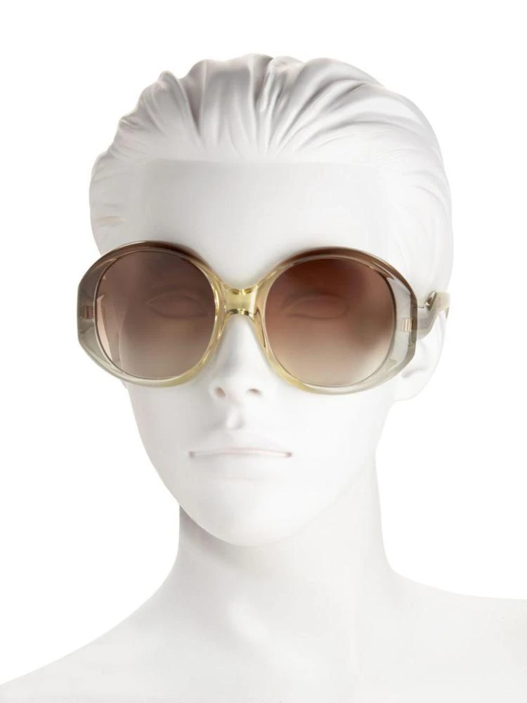 商品Chloé|Qleo Round Sunglasses,价格¥2082,第2张图片详细描述