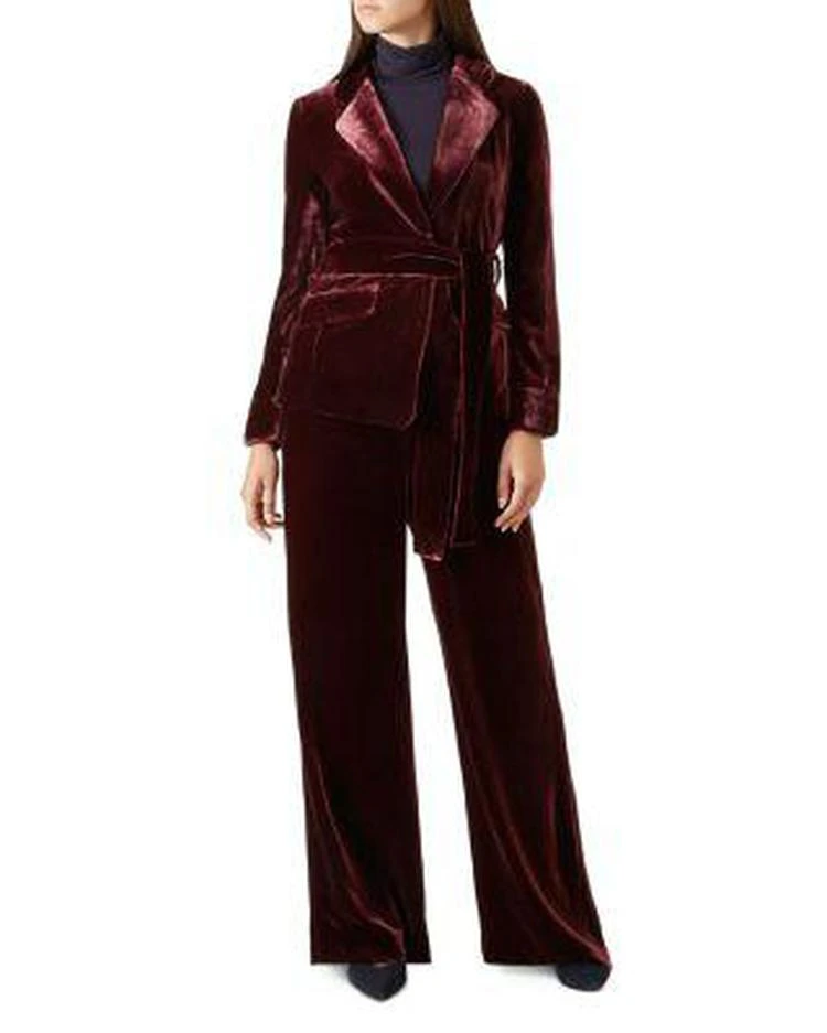 商品HOBBS LONDON|第6套: Lorrie 丝绒外套,价格¥1448,第1张图片