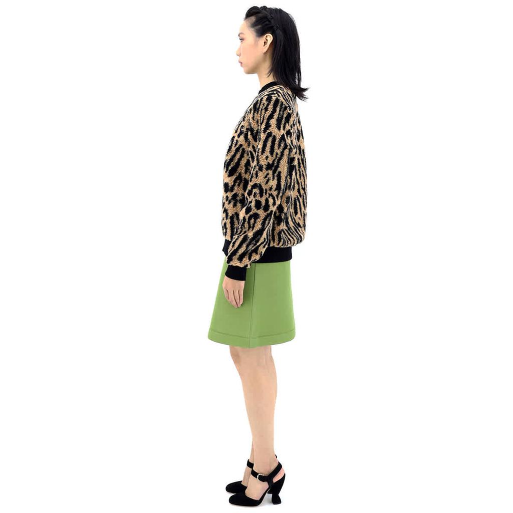 Cedar Green Double-faceed Neoprene A-line Skirt商品第2张图片规格展示