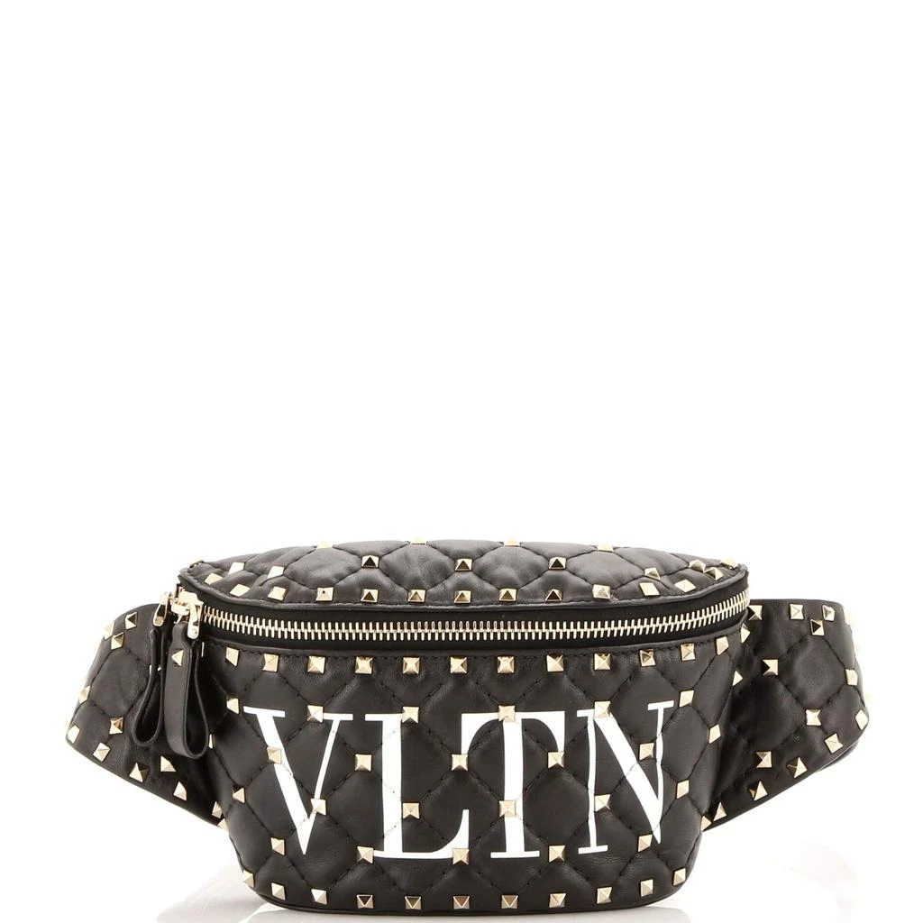 商品[二手商品] Valentino|VLTN Rockstud Spike Belt Bag Quilted Printed Leather,价格¥6588,第1张图片