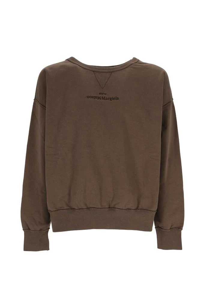 商品MAISON MARGIELA|Embroidered-logo detail sweatshirt,价格¥4554,第1张图片