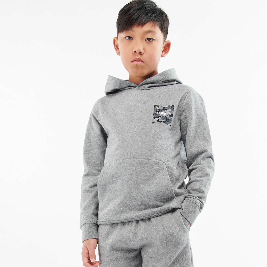 Barbour International Boys' Shoreditch Hoodie - Grey Marl商品第3张图片规格展示