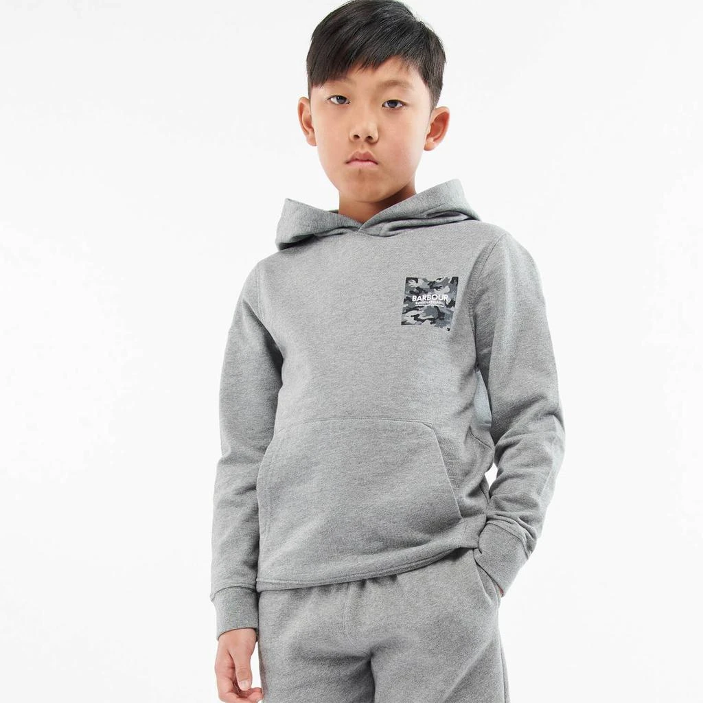 商品Barbour|Barbour International Boys' Shoreditch Hoodie - Grey Marl,价格¥176,第3张图片详细描述