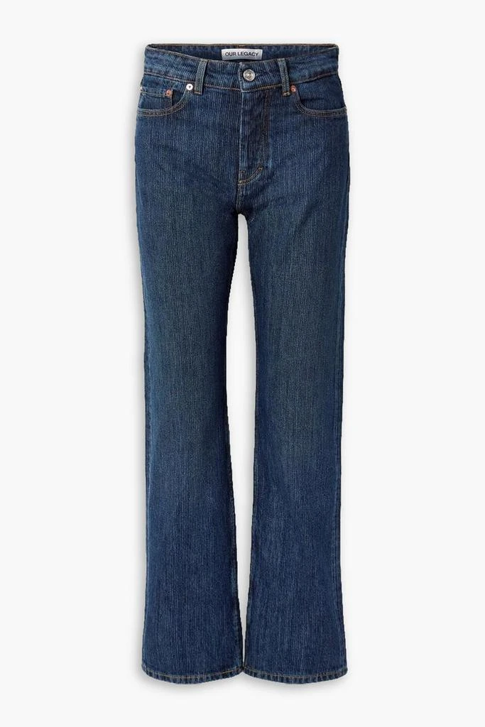 商品Our Legacy|Linear high-rise straight-leg jeans,价格¥1397,第1张图片