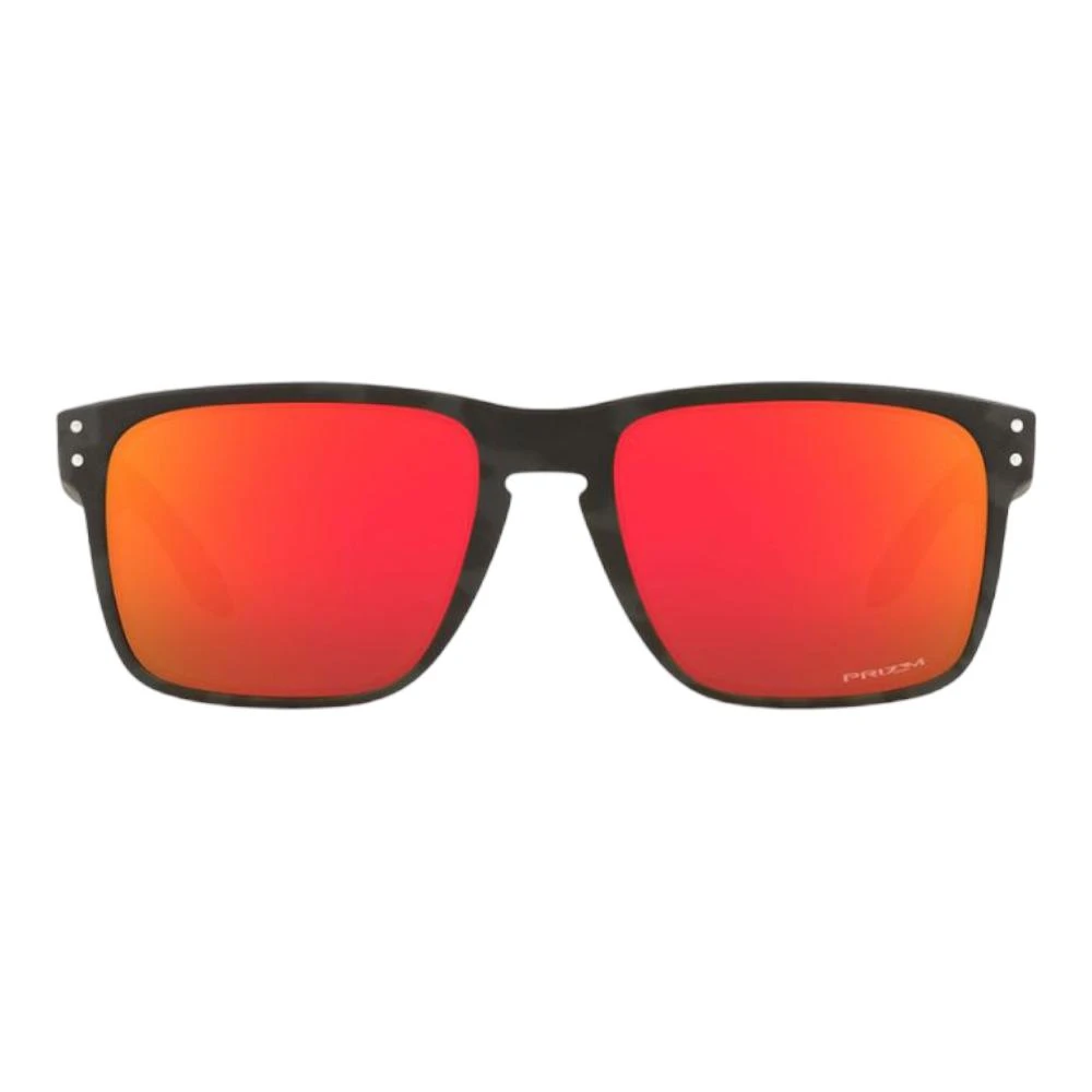 商品Oakley|OAKLEY Men's Holbrook 9417-29 Prizm Ruby Black Camo Sunglasses,价格¥1056,第2张图片详细描述