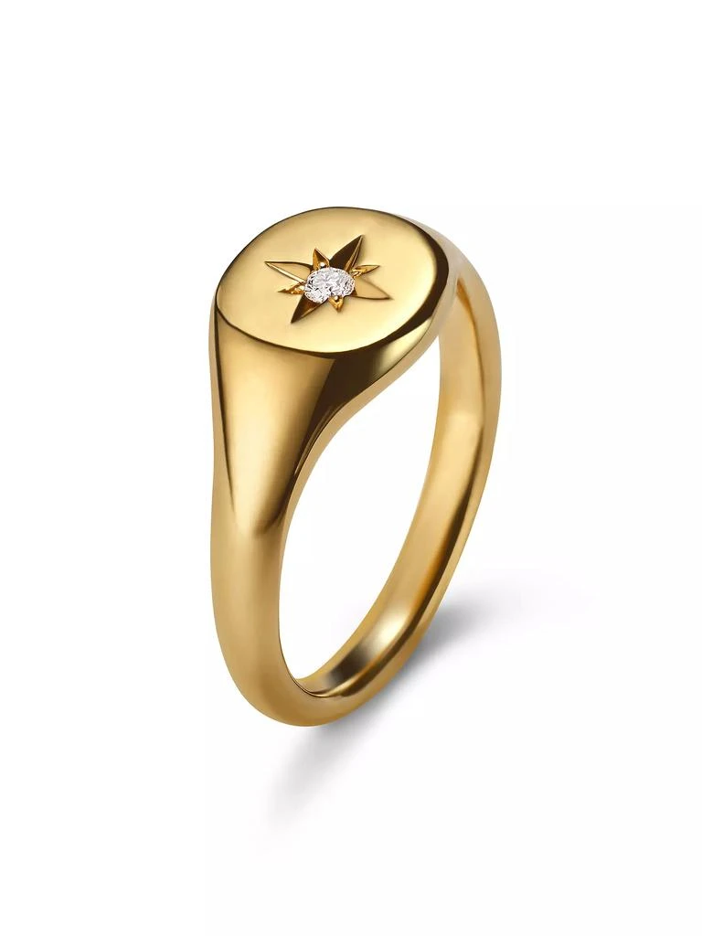 商品David Yurman|Cable Collectibles Starset Pinky Ring In 18K Yellow Gold,价格¥7384,第4张图片详细描述