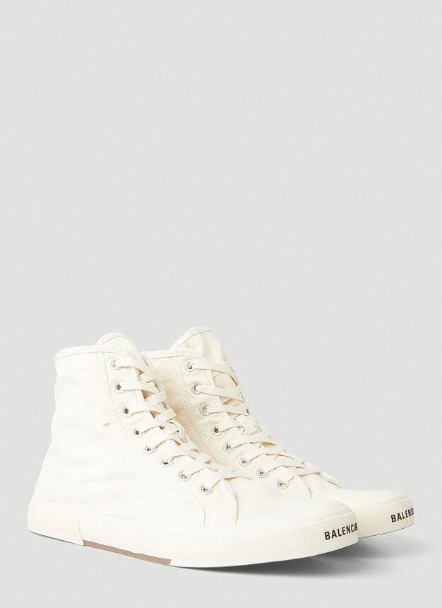 商品Balenciaga|Paris High Top Sneakers in White,价格¥3957,第2张图片详细描述