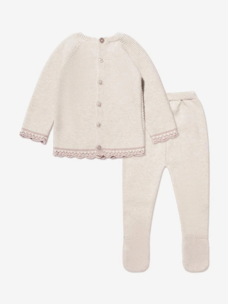 商品Paz Rodriguez|Baby Girls Outfit Set in Beige,价格¥335,第2张图片详细描述