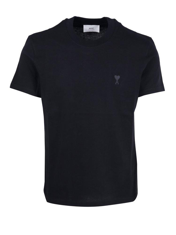 AMI Paris Short-Sleeved Crewneck T-Shirt商品第1张图片规格展示