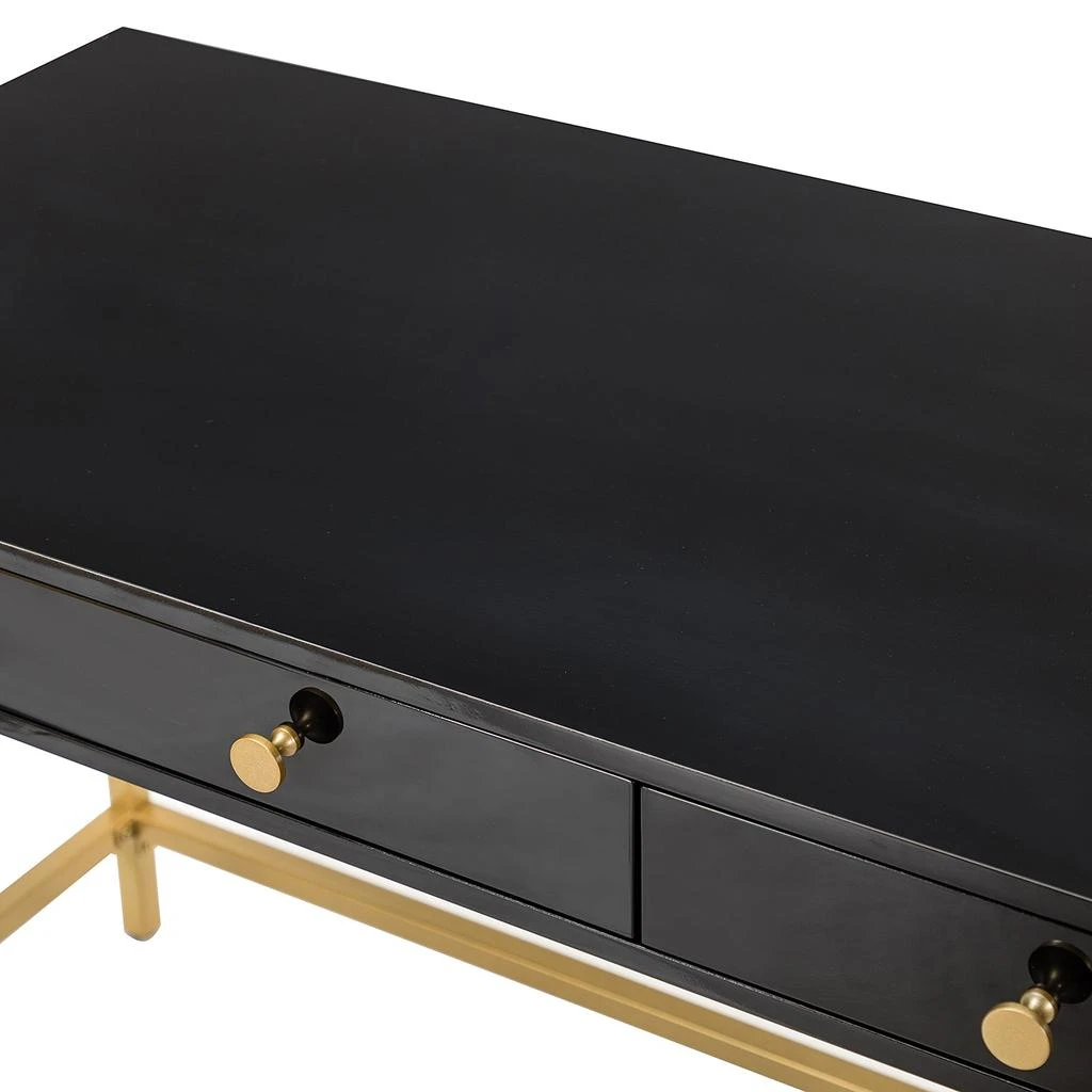 Nilda Perfect Stylish Desk with a Manufactured Wood Work Surface 商品