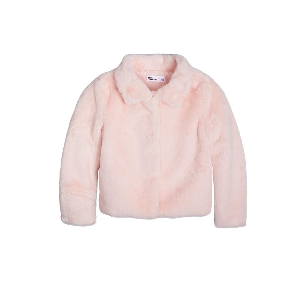 Little Girls Faux Fur Jacket, Created For Macy's商品第1张图片规格展示
