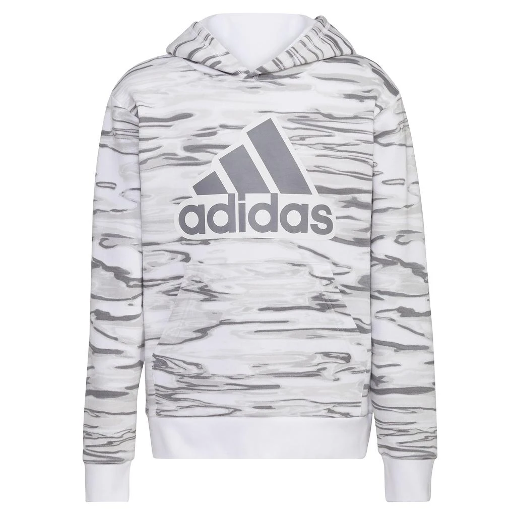 商品Adidas|All Over Print Liquid Camo Hooded Pullover (Toddler/Little Kids),价格¥189,第1张图片