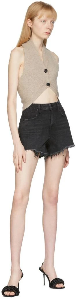 商品Alexander Wang|Taupe Back Knot Halter Tank Top,价格¥754,第4张图片详细描述