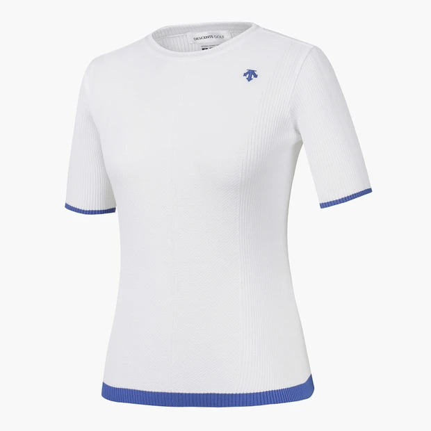 GOLF女性圆领短袖针织衫轻松休闲风 DP22WFKP41-BWTG 商品