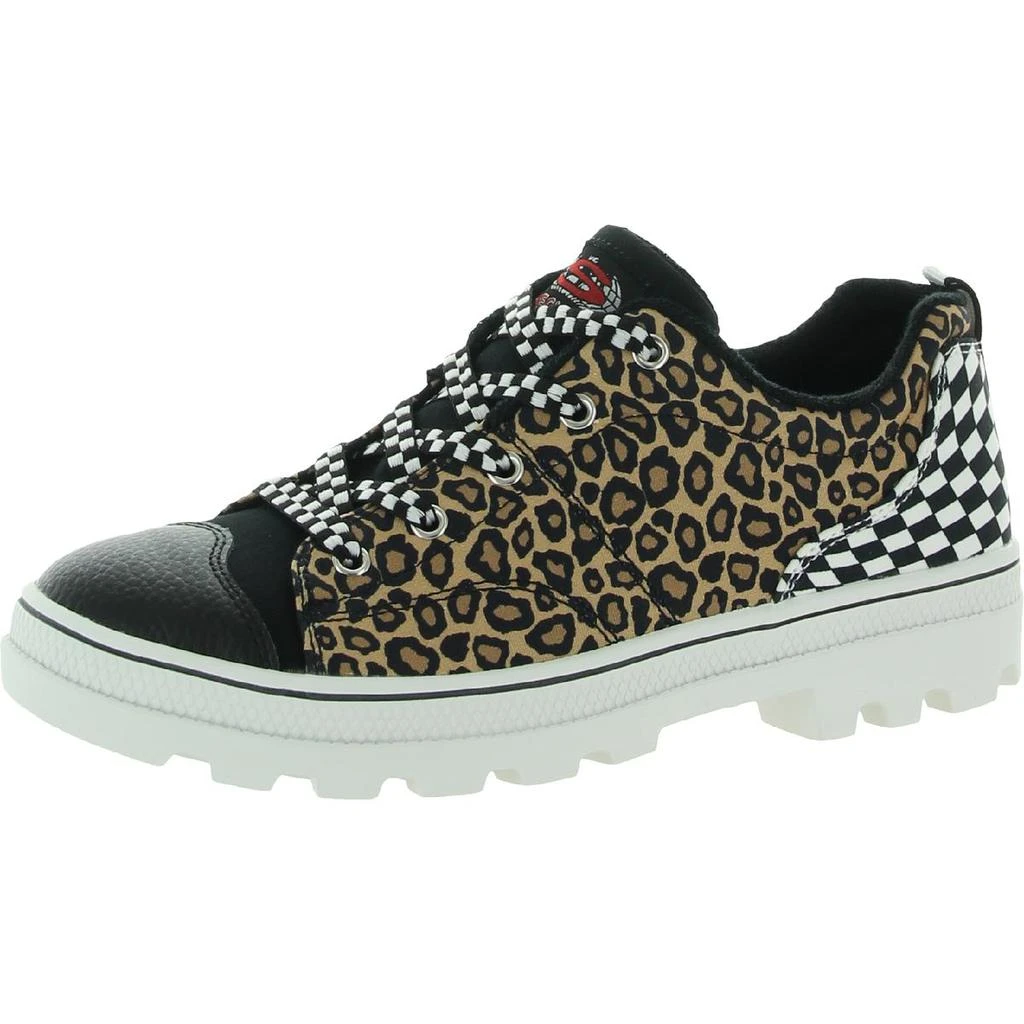 商品SKECHERS|Skechers Womens Pattern Player Canvas Lace Up Casual and Fashion Sneakers,价格¥153,第1张图片