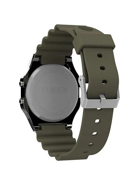 商品Timex|T80 Brass & Resin Digital Watch,价格¥479,第6张图片详细描述