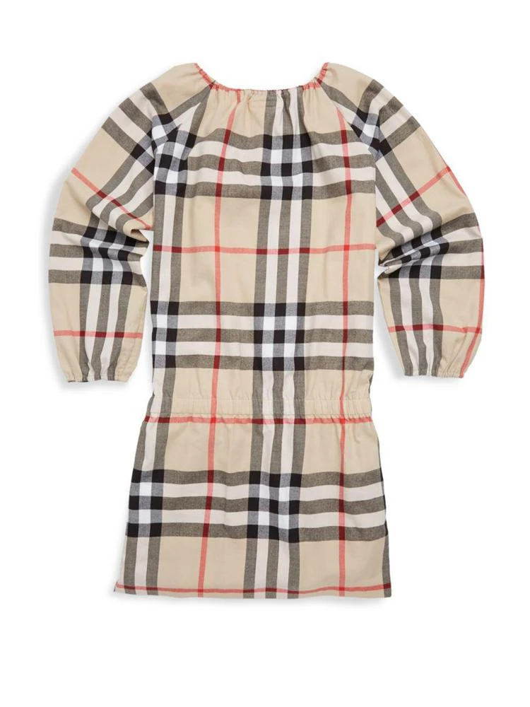 商品Burberry|Little Girl's & Girl's Kadyann Plaid-Print Dress,价格¥909,第2张图片详细描述