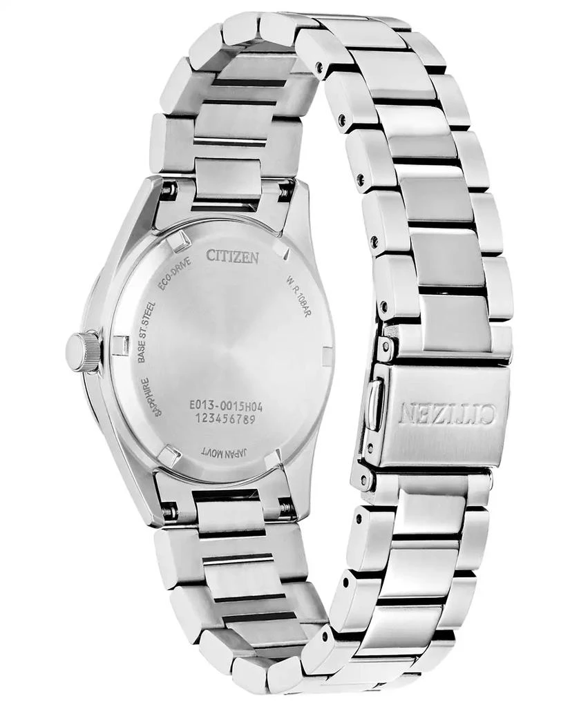 商品Citizen|Eco-Drive Women's Sport Luxury Diamond Accent Stainless Steel Bracelet Watch 33mm,价格¥2575,第3张图片详细描述