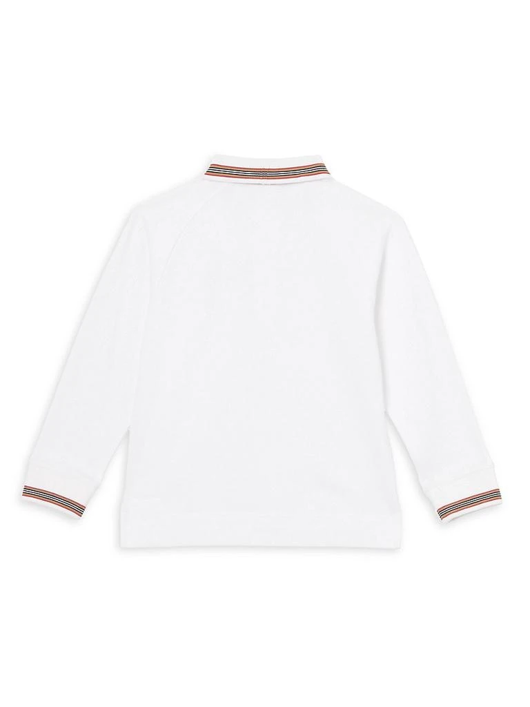 商品Burberry|Little Boy's &amp; Boy's Christo Long-Sleeve Polo Shirt,价格¥939,第3张图片详细描述