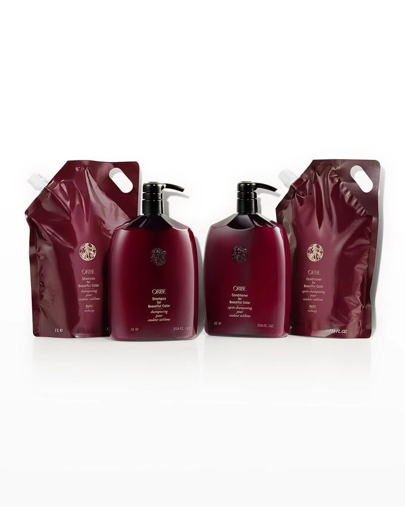商品Oribe|33.8 oz. Shampoo For Beautiful Color Refill Pouch,价格¥1143,第3张图片详细描述