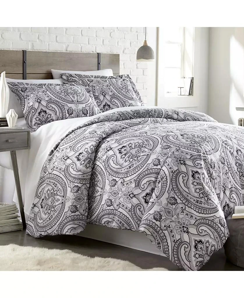 商品SOUTHSHORE FINE LINENS|Classic Paisley 3-Pc. Duvet Cover Set,价格¥256,第1张图片