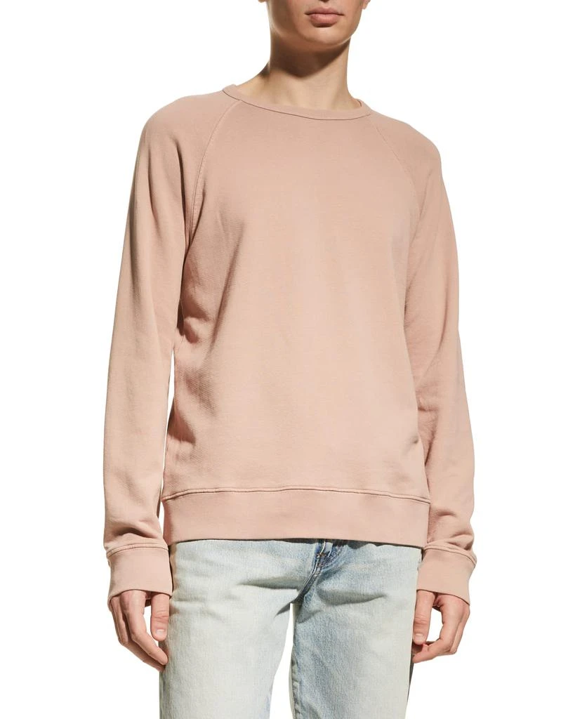 商品Vince|Men's Crewneck Garment Dyed Cotton Sweatshirt,价格¥489,第1张图片